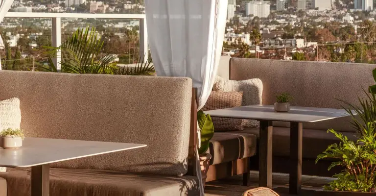 Experience the pinnacle of elegance at Videre Rooftop Restaurant & Bar, where Southern Californian cuisine meets panoramic views in the heart of Los Angeles.