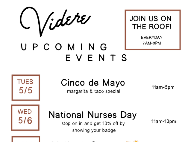 Events in May